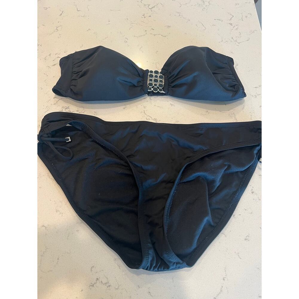 White House Black Market Bikini Top M Bottoms L